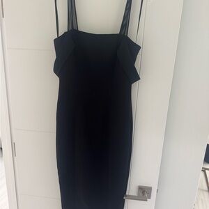 Cinq à Sept Black Strapless Dress